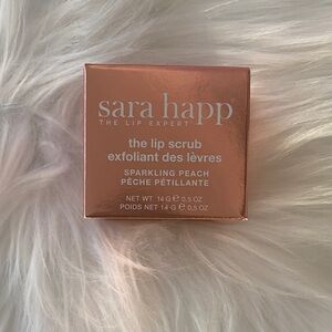 Sara Happ Sparkling Peach Lip Scrub new in box sealed
